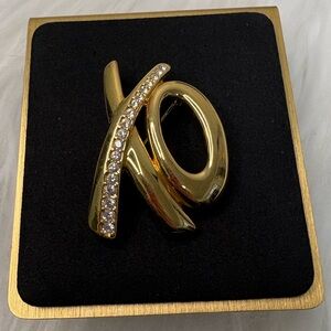 Monet Gold and Silver Accent Brooch